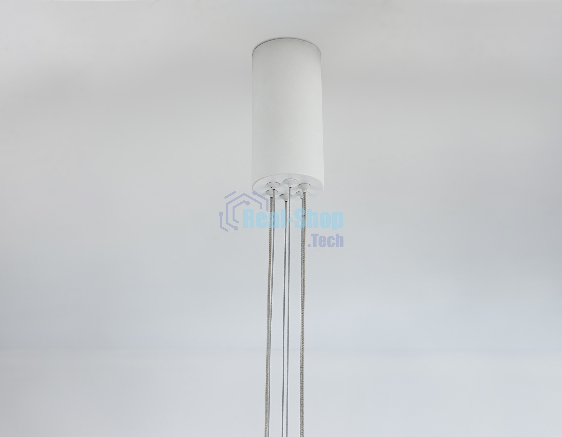 Подвесной светодиодный светильник Ambrella light FL5884/2 WH белый 45W 3000K/4200K/6400K D600/400*1200 (без ПДУ)