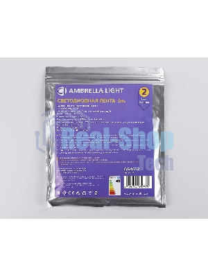 Светодиодная лента Ambrella light GS4652 COB 320Led/ 10W m/ 24V IP20 4500K/ 5000*8*1.54mm (2 конт.)