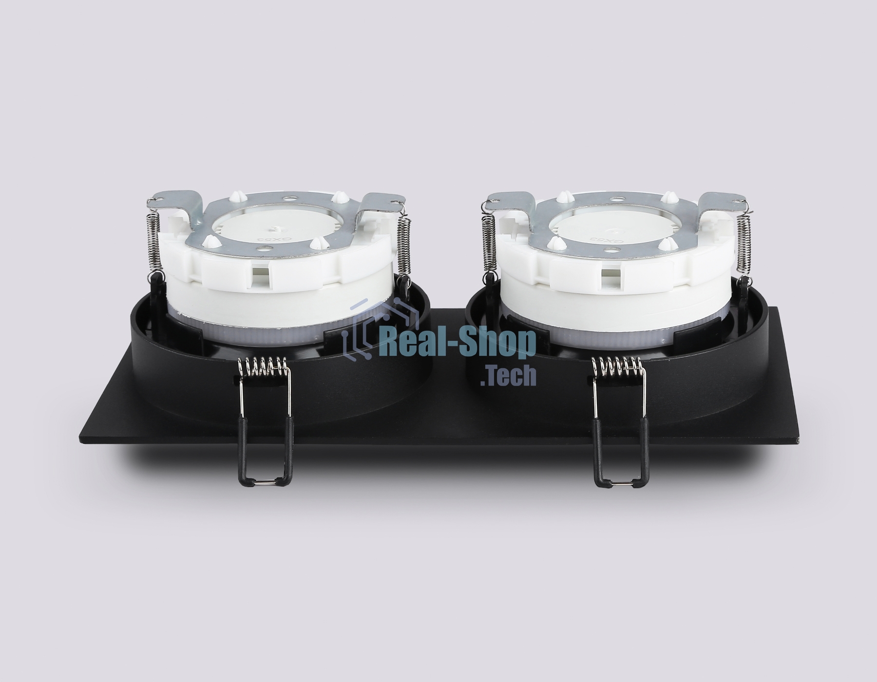 Светильник Ambrella light TN52344/2 SBK/GBK черный песок/черный глянец GX53 max 12W 220*115*25
