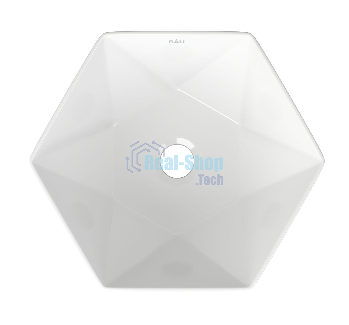 Тумба с раковиной и выпуском (тумба подвесная Bau Dream 60 + раковина на столешницу BAU Crystal 40х40, белая, выпуск клик-клак, черный)