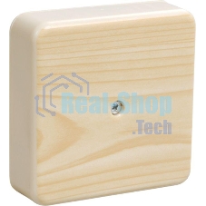 Коробка распаячная ОП 100х100х29 IP20 КМ41219-04 (6 клем. 6 кв.мм) сосна ИЭК UKO10-100-100-029-K34