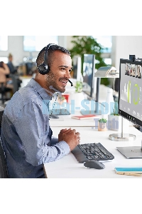 Гарнитура проводная Logitech Headset Logitech H390 USB черный