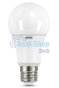 Лампа светодиодная Gauss Elementary 12Вт цок.: E27 груша 220B 4100K св. свеч. белый ней. A60 (упак.: 10 шт)
