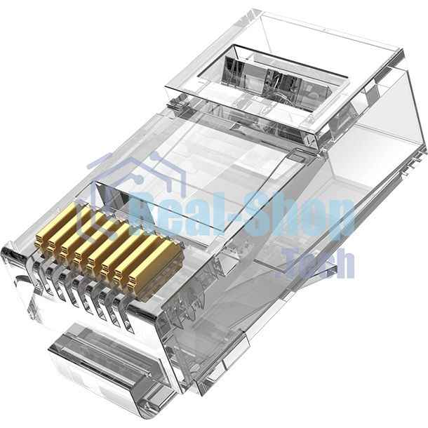Коннектор Vention RJ45 (8p8c), UTP, cat. 6A, под витую пару (10 шт.)