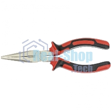Длинногубцы Matrix NICKEL 17164 160 мм, прямые никелированные, двухкомпонентные рукоятки