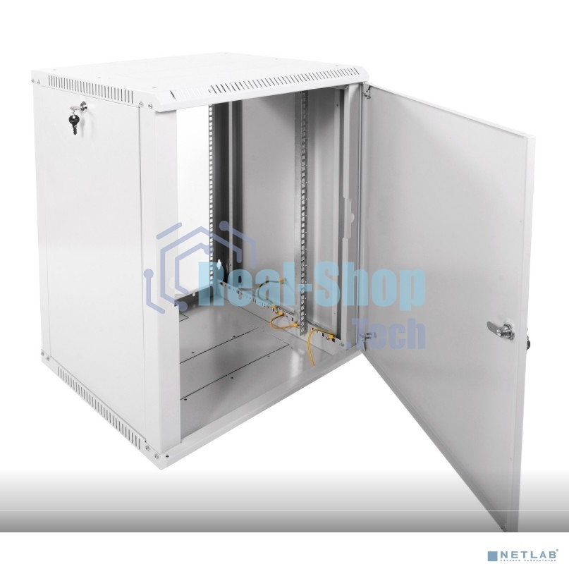 Шкаф телекоммуникационный настенный разборный 15U (600х520) дверь металл, ШРН-Э-15.500.1