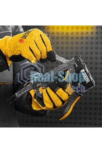 Степлер Denzel металл., скобы в комплекте, плавная регулировка удара, 2К рукоятка, тип 53, 4-14 мм