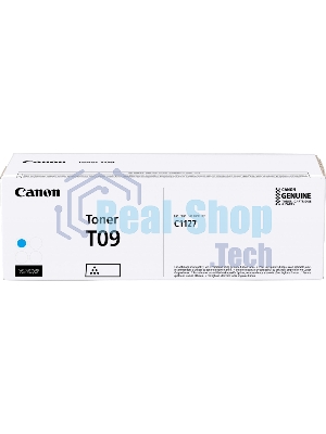 Тонер Canon T09 CY 3019C006 голубой туба для копира i-SENSYS X C1127iF, C1127i, C1127P