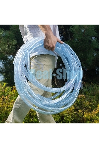 Шланг поливочный Palisad прозрачный армированный 3-х слойный, 3/4