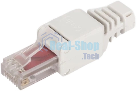 Коннектор Lanmaster LAN-TMP-S6 полевой RJ45 кат.6 STP бел. (упак.:1шт)