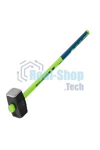 Кувалда Сибртех, 9000 г, фибергласовая обрезиненная рукоятка