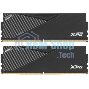Оперативная память XPG Lancer, DDR5, 32GB (2x16GB), 6400MHz, CL32, DIMM, с радиаторами, черный