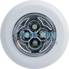 Светильник нажимной СТАРТ PL-1LED-COB белый 24/288, 3xAAA
