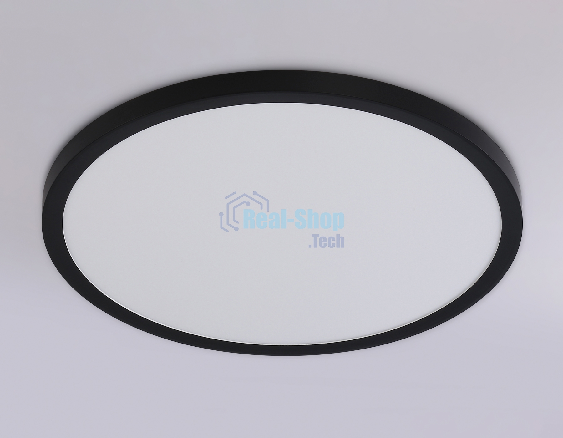 Светильник светодиодный ультратонкий Ambrella light FZ1957 BK черный IP54 26W 5000K D370*15 (Без ПДУ)