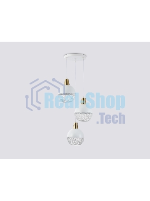 Светильник Ambrella light TR8503/3 WH/CP белый/медь E27/3 max 60W D410*1000