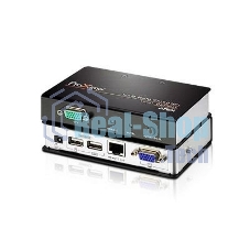 Переключатель ATEN CE700A-D(AT-G) Удлинитель, SVGA+KBD+MOUSE USB ATEN, 150 метр., HD-DB15+USB A-тип, Female, c KVM-шнуром USB 1.8м, Б.П. 220> 5.3V
