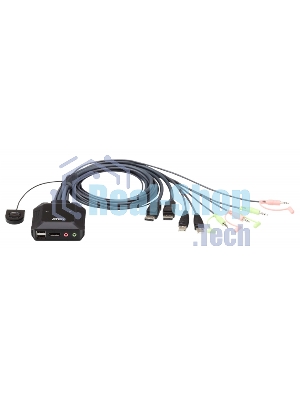 Переключатель ATEN 2 PORT USB DP KVM SWITCH.