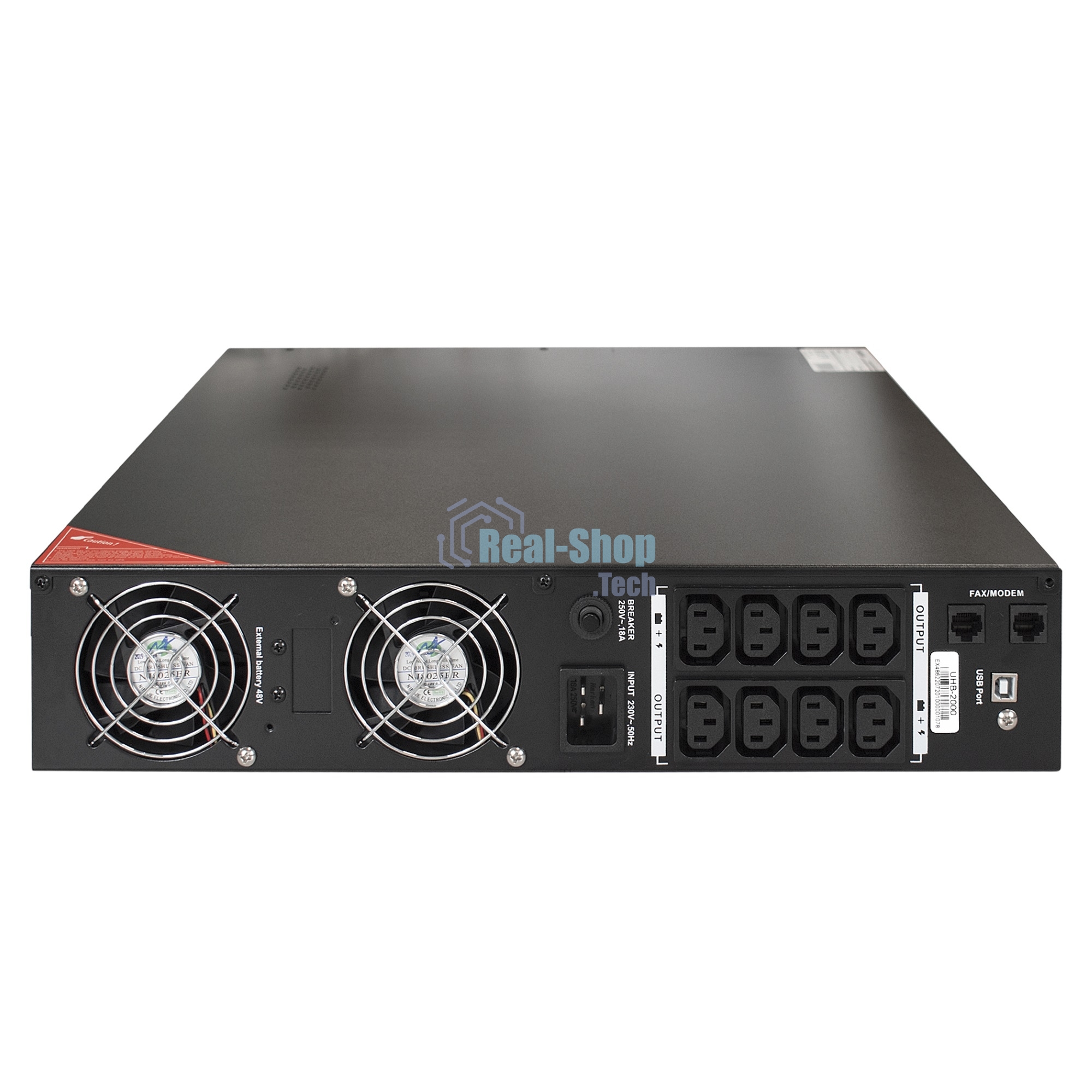 Источник бесперебойного питания Pure Sine Wave ExeGate SinePower UHB-2000.LCD.AVR.C13.RJ.USB.2U 2000VA/1600W,8*C13,RM/Tower