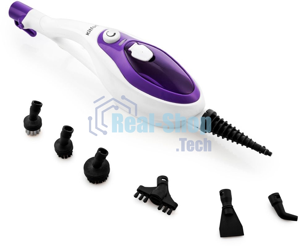 Швабра паровая Kitfort KT-1004-4 1500Вт фиолетовая