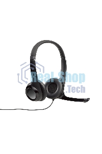 Гарнитура проводная Logitech Headset Logitech H390 USB черный