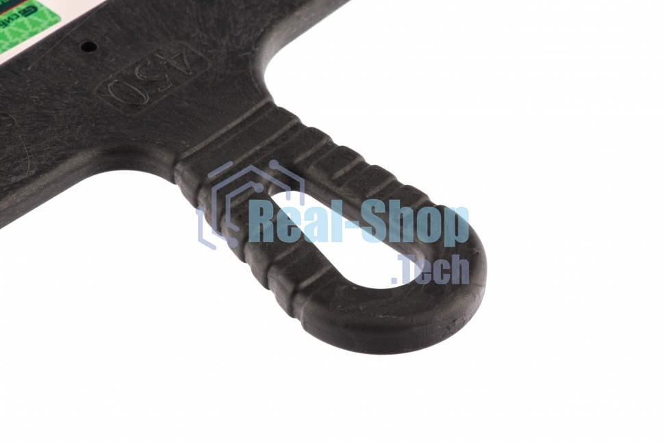 Шпатель Сибртех из нержавеющей стали,450 мм,зуб 8x8 мм,пластмассовая ручка