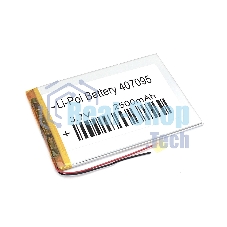Аккумулятор Li-Pol (батарея) 4x70x95мм 2pin 3.7V/2500mAh