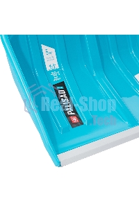 Лопата-скрепер для уборки снега,полипропилен,550х340х1450 мм,алюминиевый черенок,ПВХ, LUXE Palisad