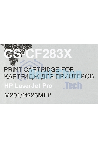 Картридж лазерный Cactus CF283X (CS-CF283X) черный (2200 стр.) для принтеров HP LaserJet Pro M225dn/M201/M202