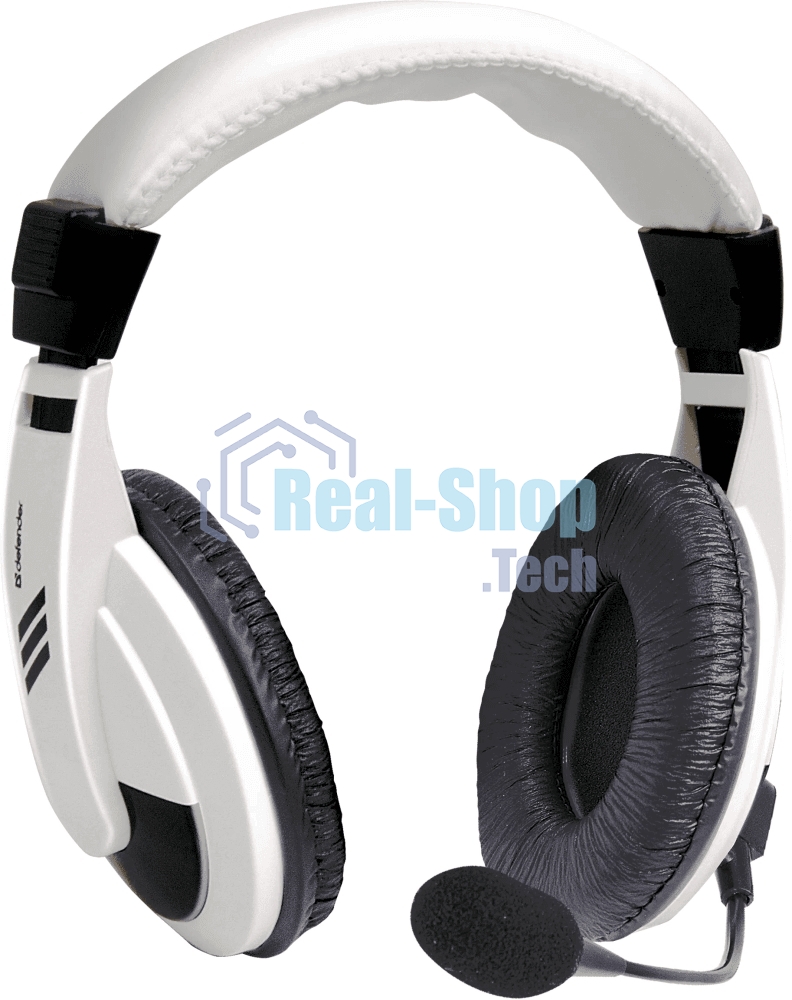 Гарнитура проводная Defender Gryphon 750 белый, кабель 2 м