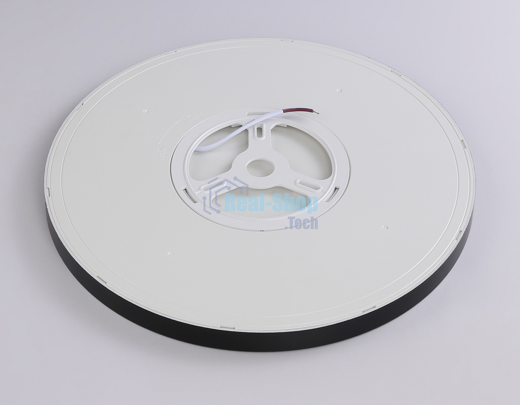 Светильник светодиодный ультратонкий Ambrella light FZ1957 BK черный IP54 26W 5000K D370*15 (Без ПДУ)