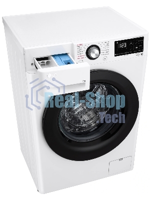 Стиральная машина LG F2V3PS6W белый, загрузка фронтальная 8 кг, 1200 об/мин., класс: A