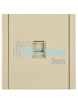 Розетка компьютерная IEK FORTE&PIANO FP432 RJ45 кат.5E ваниль