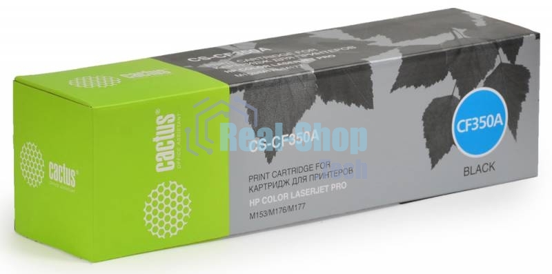 Картридж лазерный Cactus CS-CF350A черный (1300 стр.) для HP M176/M177
