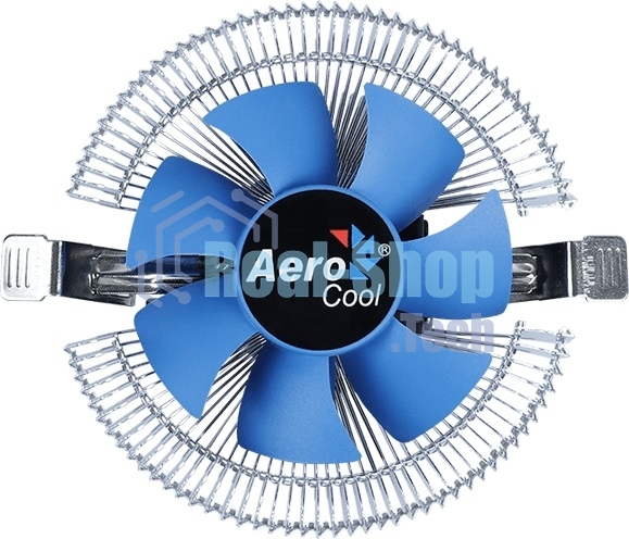 Кулер для процессора AeroCool/Formula Verkho I серебристый, 80 мм, алюминий, 2500 об/мин, 29.7 дБ, 4 pin, 90 Вт, 45 мм