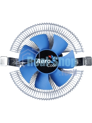 Кулер для процессора AeroCool/Formula Verkho I серебристый, 80 мм, алюминий, 2500 об/мин, 29.7 дБ, 4 pin, 90 Вт, 45 мм