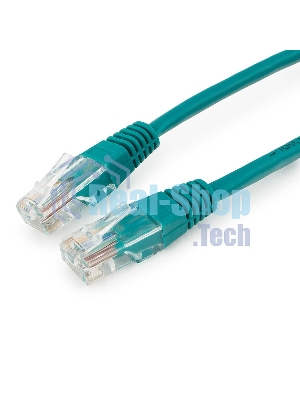 Патч-корд UTP Cablexpert cat.5e 0.25м, литой, многожильный, зеленый