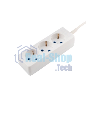 Удлинитель PROconnect 3 гнезда, 10 м, 3х0.75 мм², с/з, белый