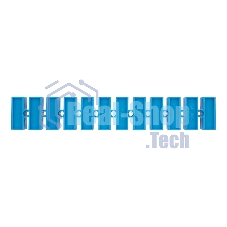 Клеммная винтовая колодка Rexant KВ-40 25-40, ток 100 A, полиэтилен синий (10 шт./уп.)