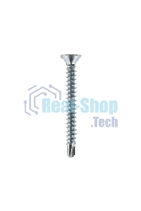 Саморез оконный Kranz сверло, 3.9х35, белый цинк, упаковка поставщика (8 000 шт.)