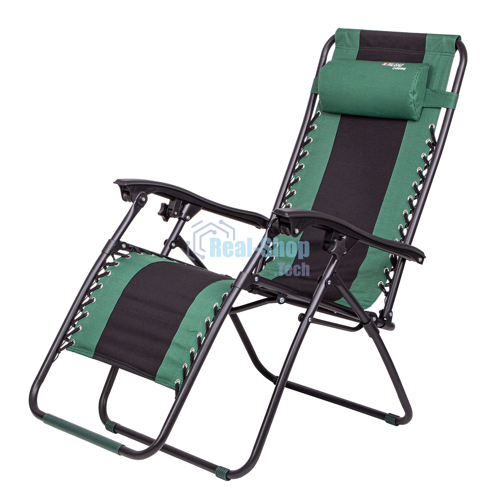 Кресло-шезлонг складное, многопозиционное 160х63,5х109 cм, Camping Palisad