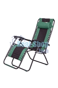 Кресло-шезлонг складное, многопозиционное 160х63,5х109 cм, Camping Palisad