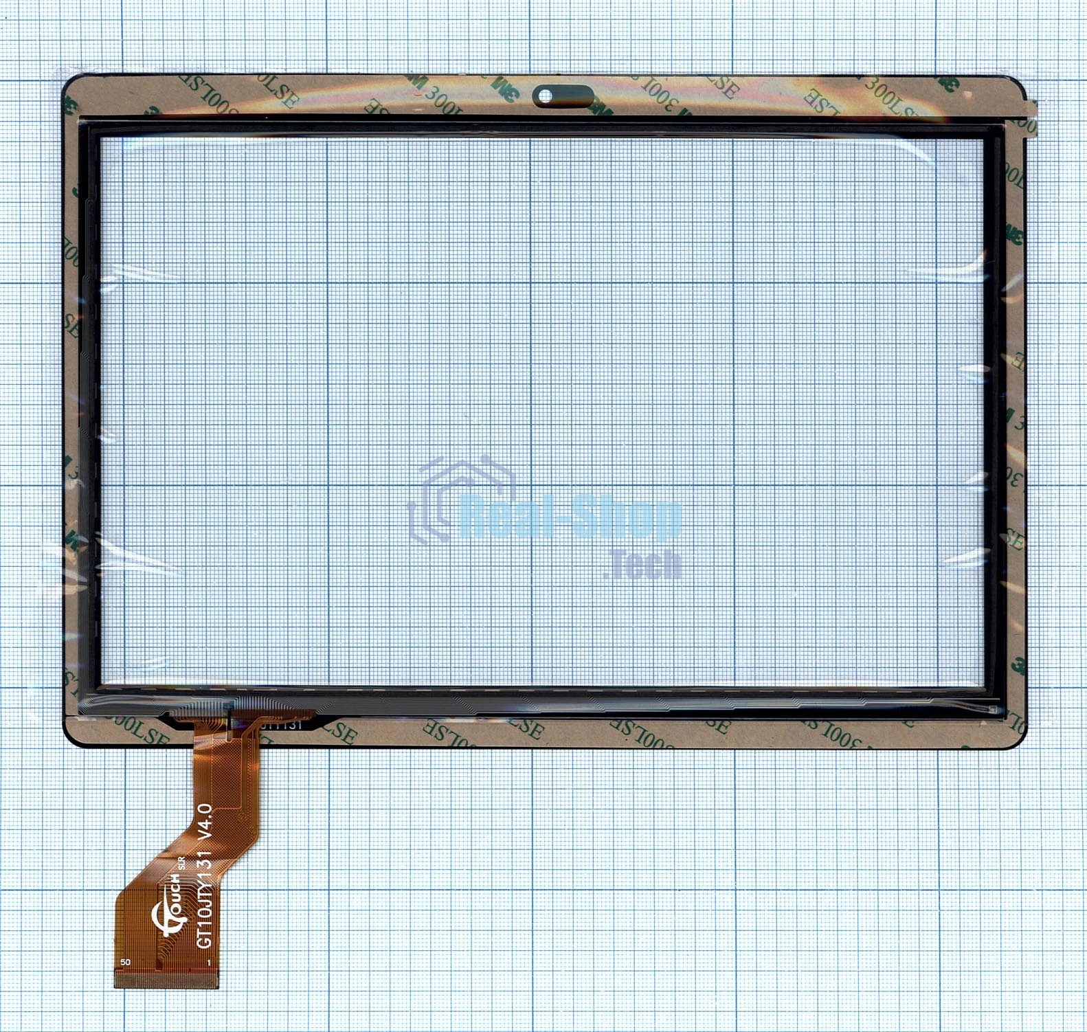 Сенсорное стекло (тачскрин) CH-1096A1-FPC276-V02, черное