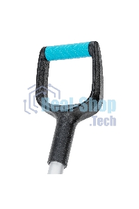 Лопата-скрепер для уборки снега,полипропилен,550х340х1450 мм,алюминиевый черенок,ПВХ, LUXE Palisad