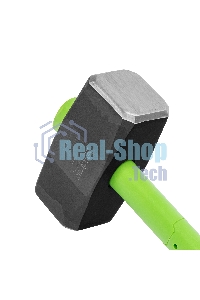 Кувалда Сибртех, 9000 г, фибергласовая обрезиненная рукоятка