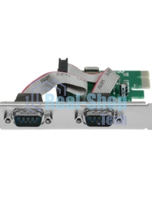 Контроллер ExeGate EXE-307 PCI-E, 2*COM port (OEM)