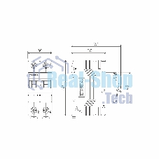 Автоматический выключатель Werkel 2P 10 A C 6 кА W902P106