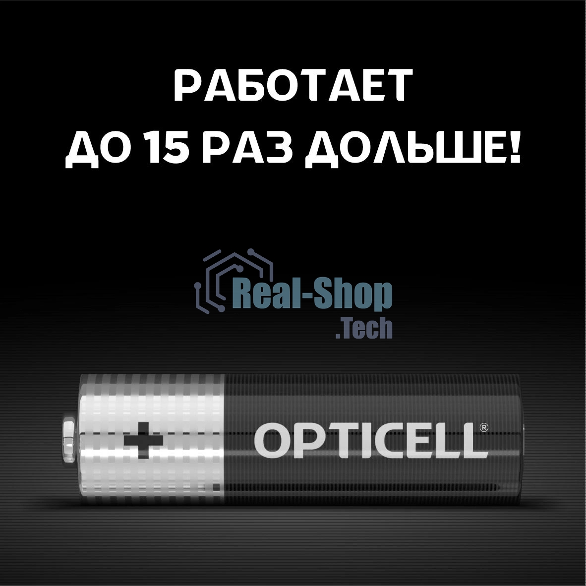Элемент питания алкалиновый AA/LR6 (блист. 12шт) Basic Opticell 5051010