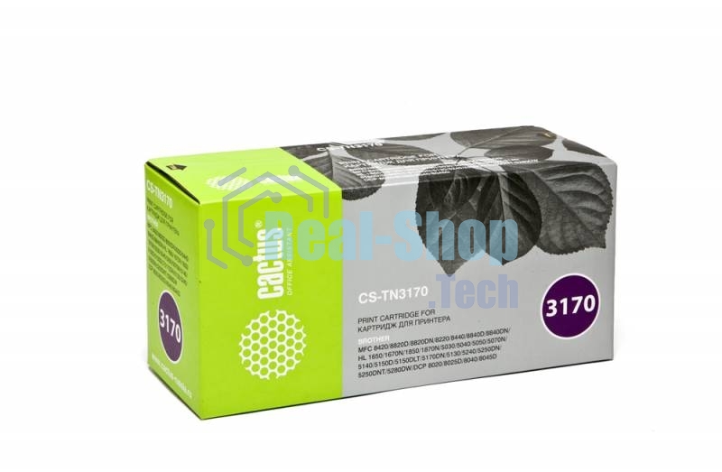 Картридж лазерный Cactus CS-TN3170 черный (7000 стр.) для Brother HL 5240/5250DN/5250DNT/5280DW