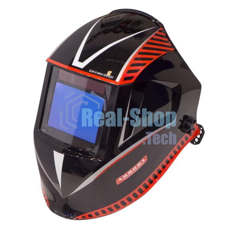 Маска AURORA PRO SUN9 MAX EXPERT сварщика хамелеон светофильтр 100х73мм
