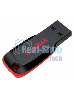 Флешка USB SanDisk Cruzer Blade (SDCZ50-128G-B35), 128Gb, USB 2.0, Type-A, R/W 16/4, черный